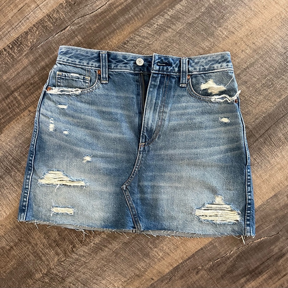Abercrombie & Fitch Indigo Mini Skirt Size 26
